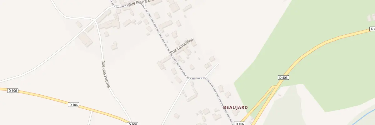 Plan du 10B Rue Lamartine à Poigny