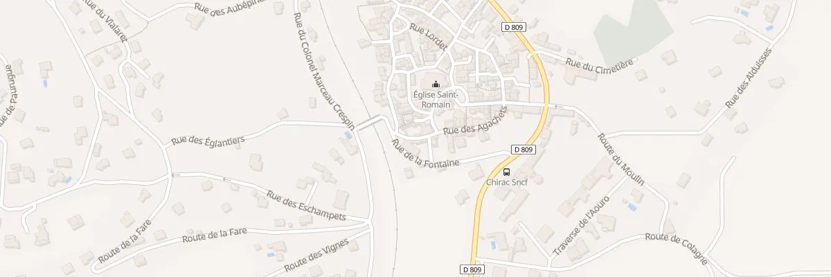 Plan du 1 Rue Costedreche à Bourgs sur Colagne