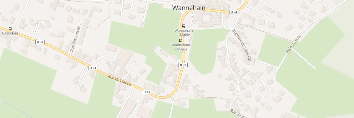 Plan du 3 Rue de la Grande Ferme à Wannehain