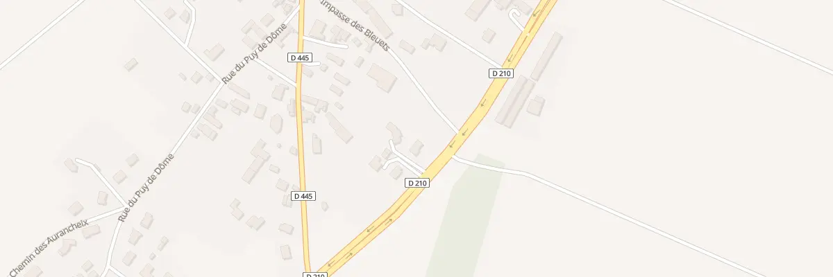 Plan du 3T Rte de Randan à Thuret