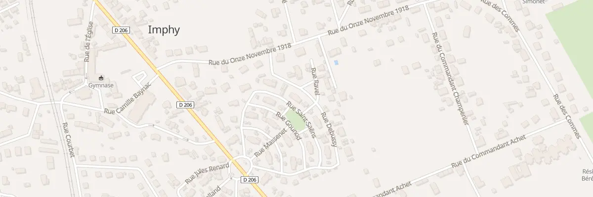 Plan du 13 Rue Debussy à Imphy