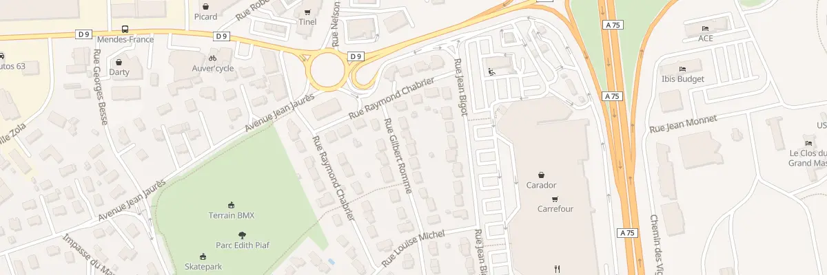 Plan du 14 Rue Gilbert Romme à Issoire