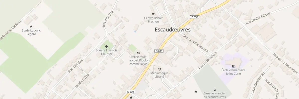 Plan du 211 Rue Jean Jaurès à Escaudœuvres