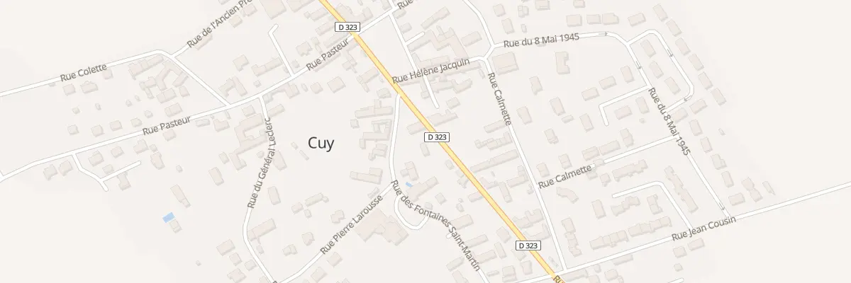 Plan du 19 Rue Georges Cerneau à Cuy