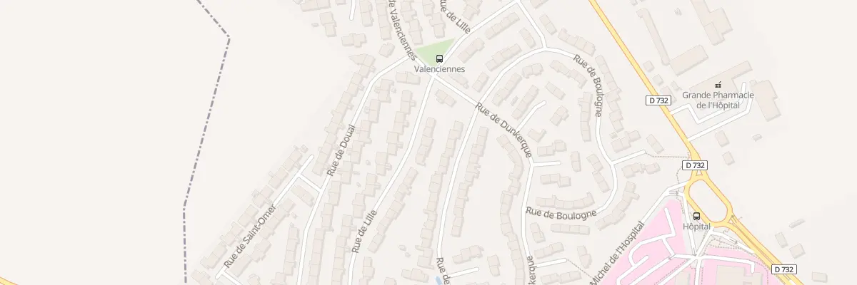 Plan du 25 Rue de Lille à Saint-Quentin