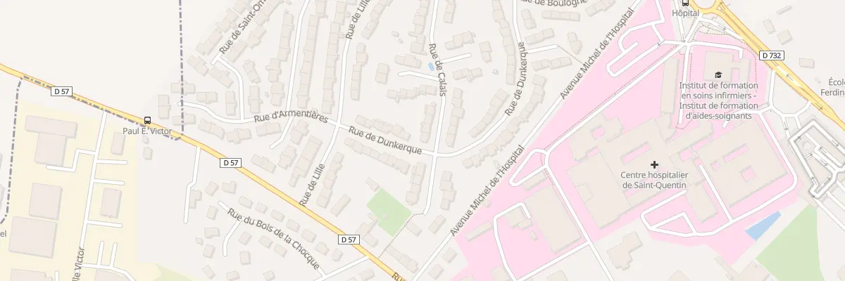 Plan du 58 Rue de Calais à Saint-Quentin
