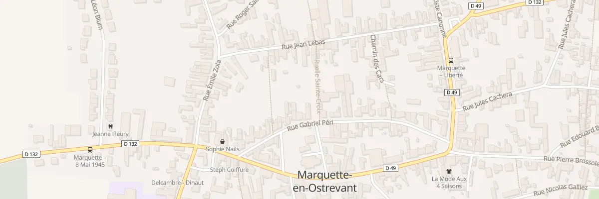 Plan du 27 Rue Gabriel Péri à Marquette-en-Ostrevant