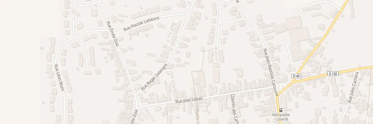 Plan du 9 Rue Roger Salengro à Marquette-en-Ostrevant