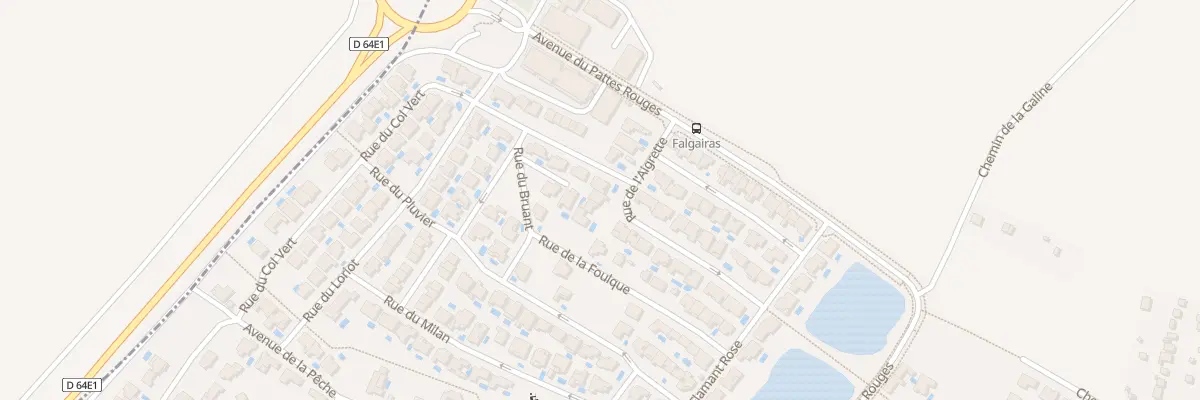 Plan du 12 Rue de l’Aigrette à Sérignan