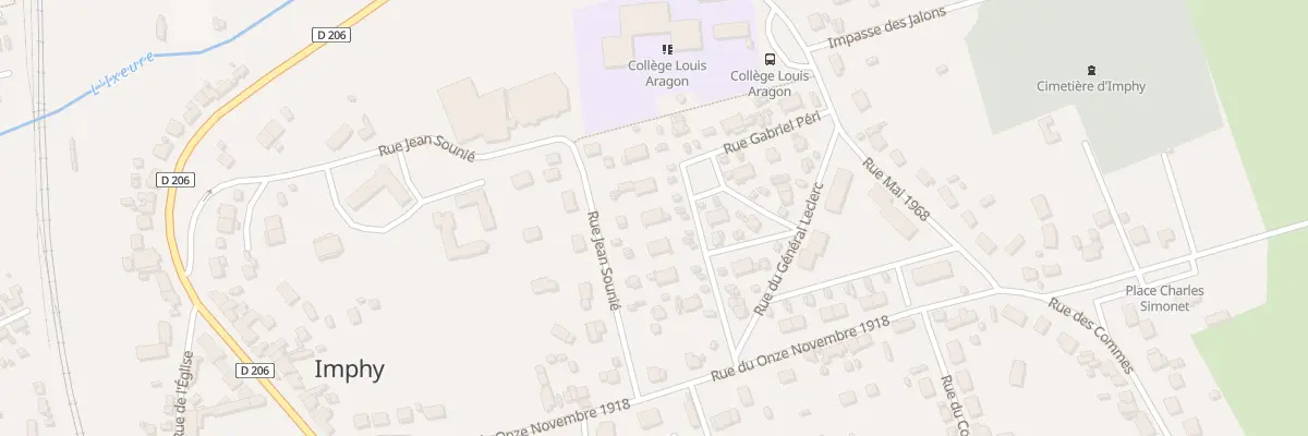 Plan du 29 Rue du Col Fabien à Imphy