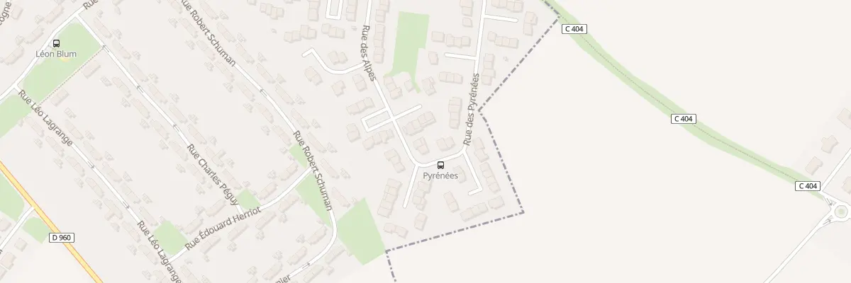 Plan du 47 Rue des Alpes à Cambrai