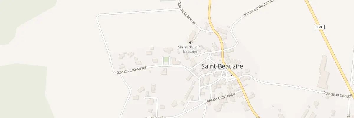 Plan du 2 Rue du Chavanial à Saint-Beauzire