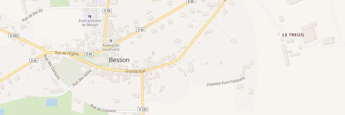 Plan du 1 Pl Saint Blaise à Besson
