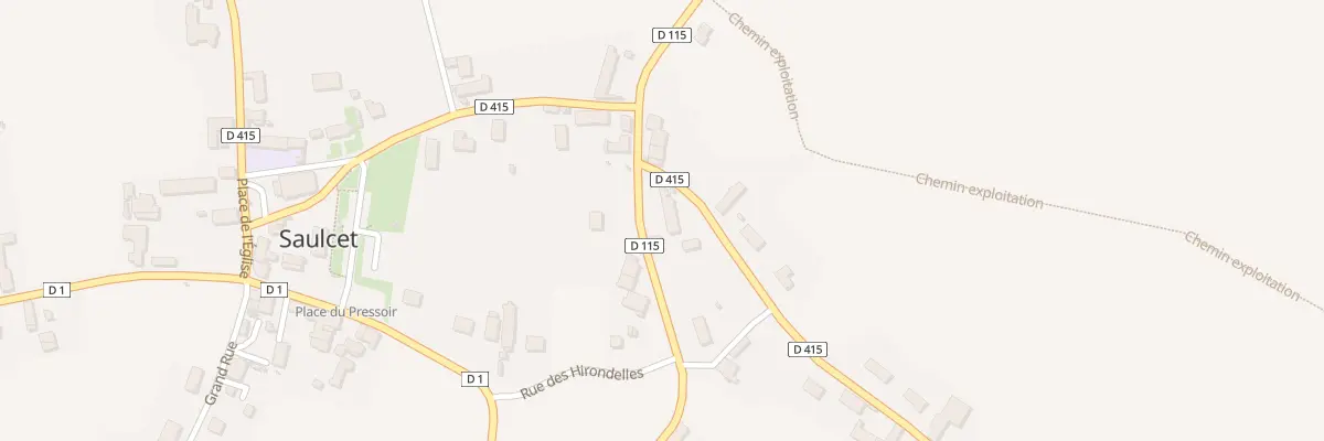 Plan du 3 Rue de la Fontaine à Saulcet