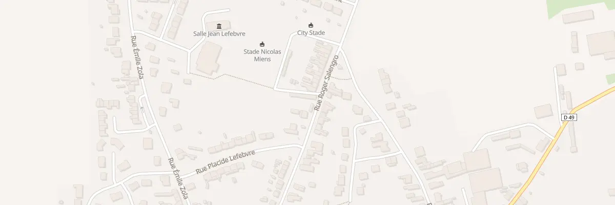 Plan du 32 Rue Roger Salengro à Marquette-en-Ostrevant