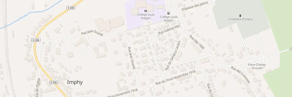 Plan du 31 Rue du Col Fabien à Imphy