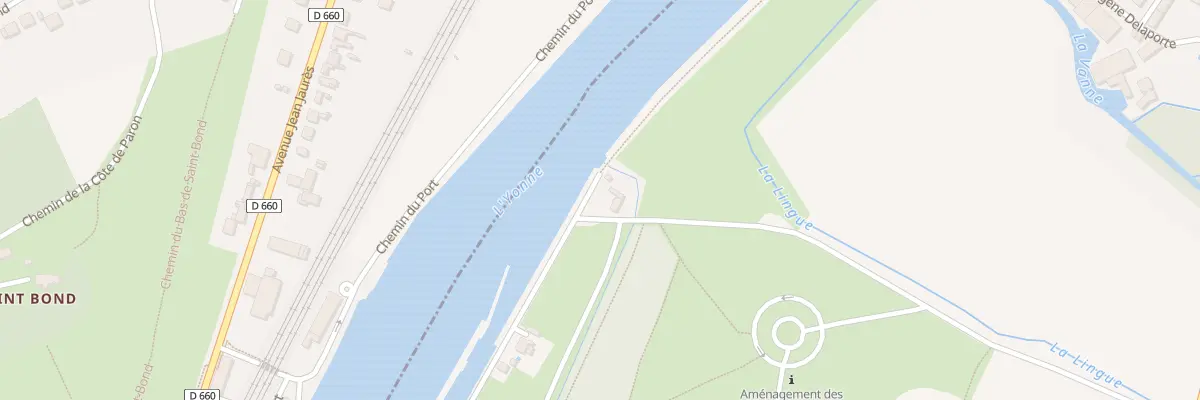 Plan du 9005 Che du Halage Sens à Sens