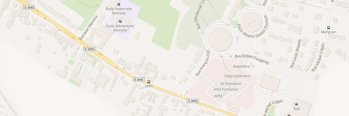 Plan du 1399 Av du Cateau à Cambrai