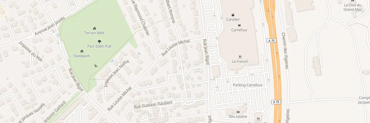 Plan du 9003 Rue Jacques Brel à Issoire