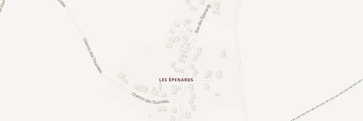 Plan du 34 Les Epenards à Gron