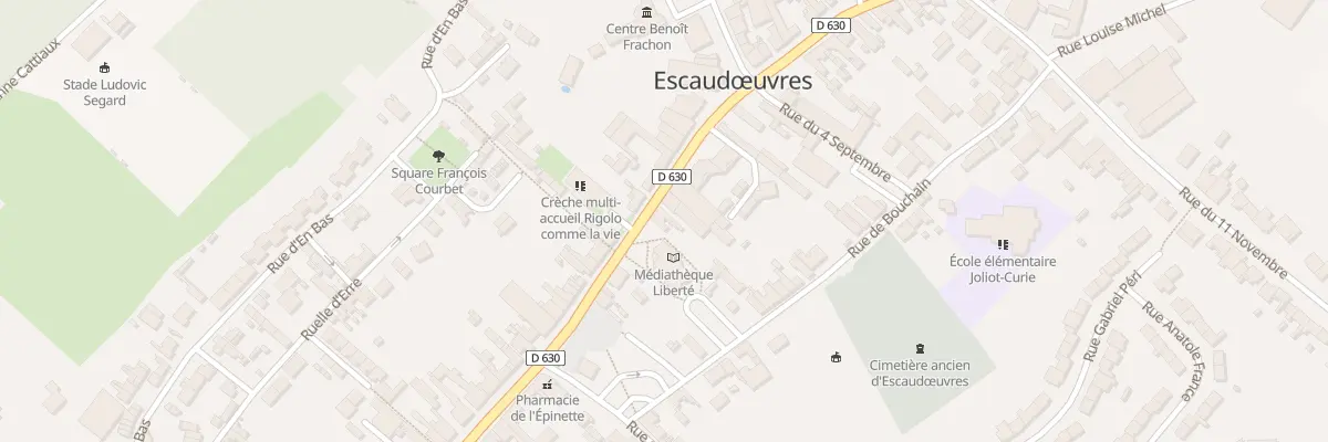 Plan du 294 Rue Jean Jaurès à Escaudœuvres