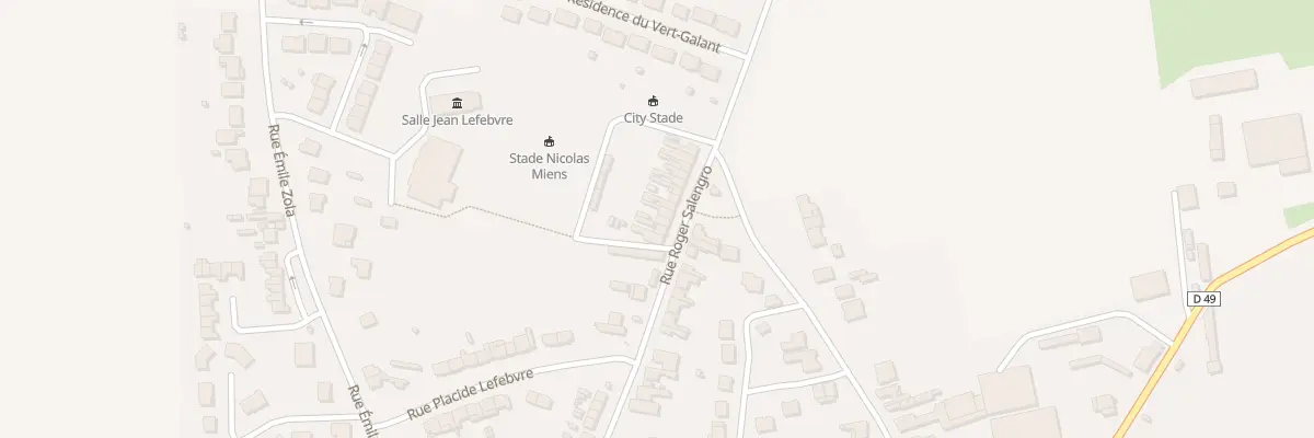 Plan du 38 Rue Roger Salengro à Marquette-en-Ostrevant