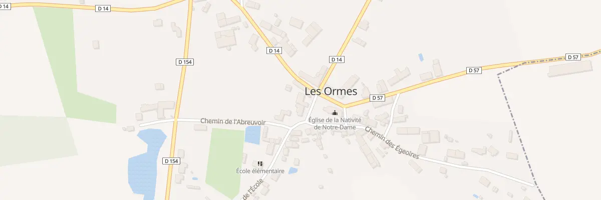 Plan du 9005 Pl de la Liberation aux Ormes