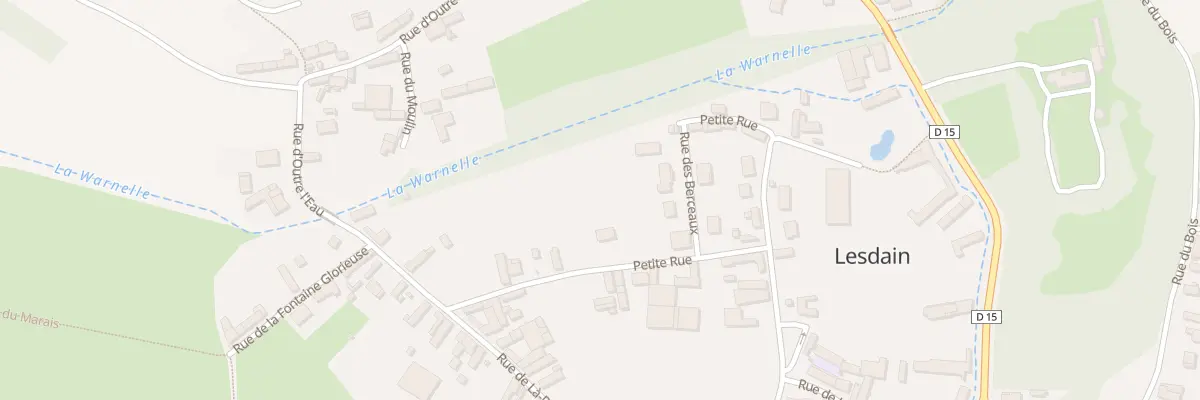 Plan du 10B Ptr Petite Rue à Lesdain