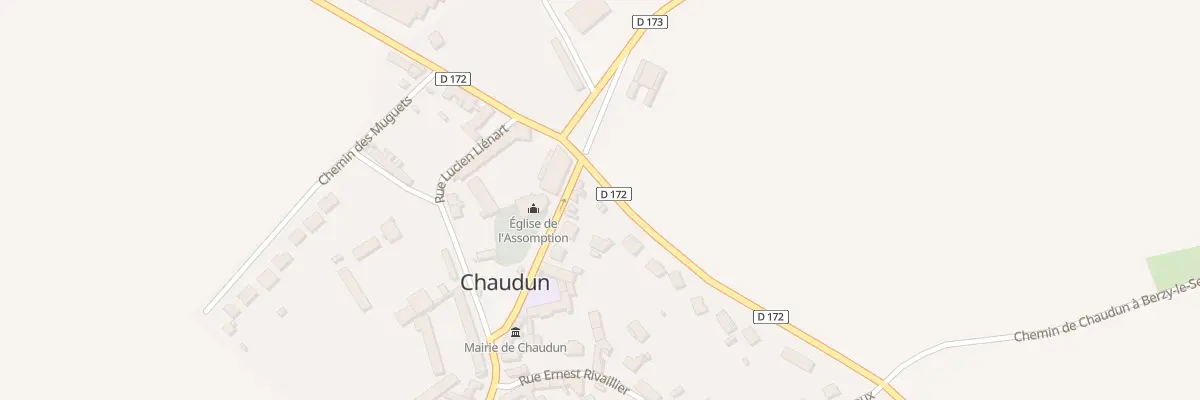 Plan du 12 Rue Jean Jaurès à Chaudun