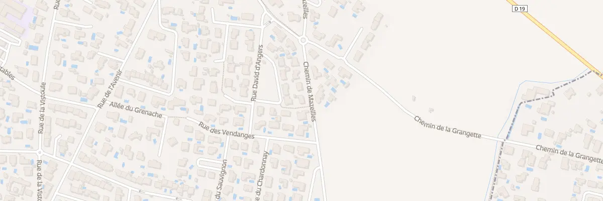 Plan du 5459 Che de Mazeilles à Sauvian
