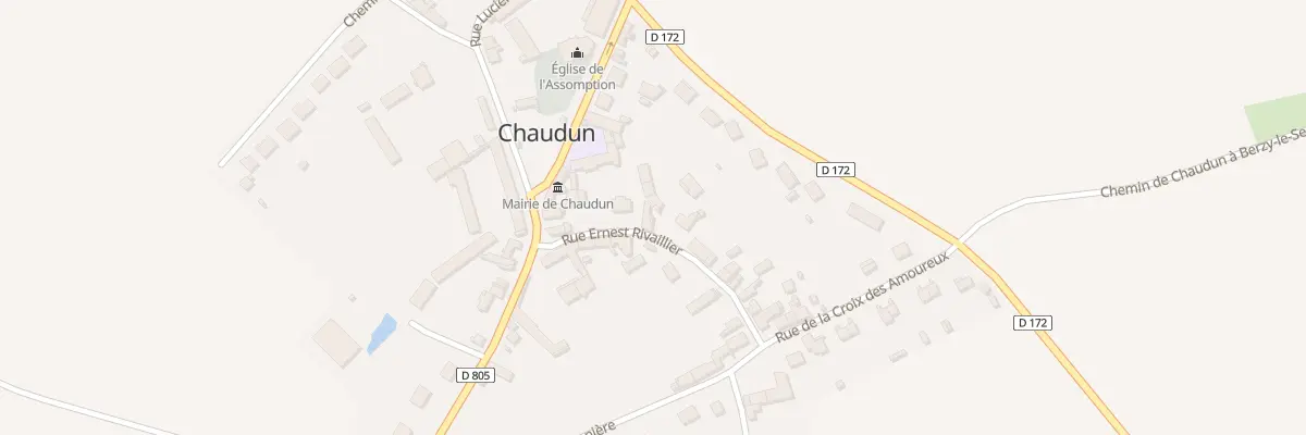 Plan du 21 Rue Ernest Rivaillier à Chaudun