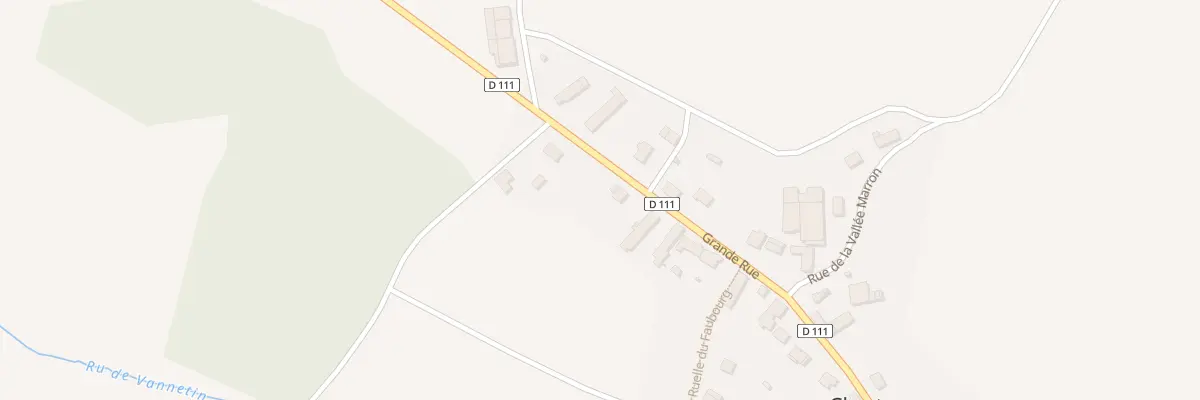 Plan du 4 Grande Rue à Chartronges