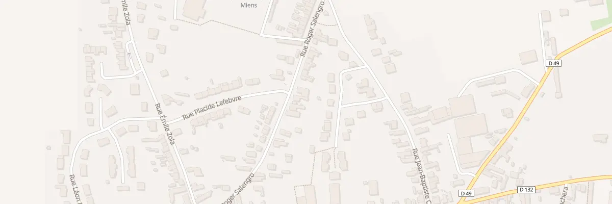 Plan du 21 Rue Roger Salengro à Marquette-en-Ostrevant