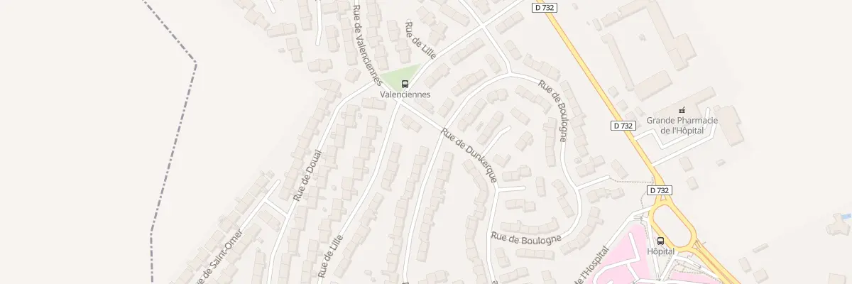 Plan du 2 Rue de Calais à Saint-Quentin