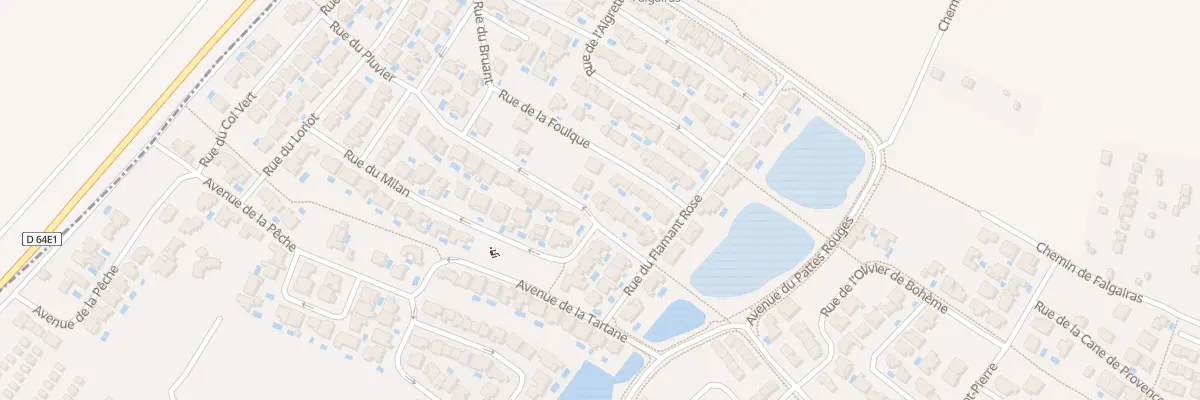 Plan du 12 Rue du Pluvier à Sérignan