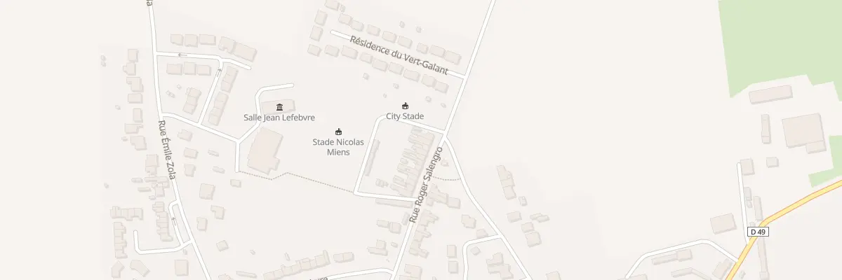Plan du 54 Rue Roger Salengro à Marquette-en-Ostrevant