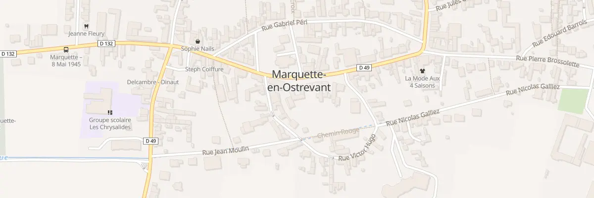 Plan du 32 Rue Pasteur à Marquette-en-Ostrevant