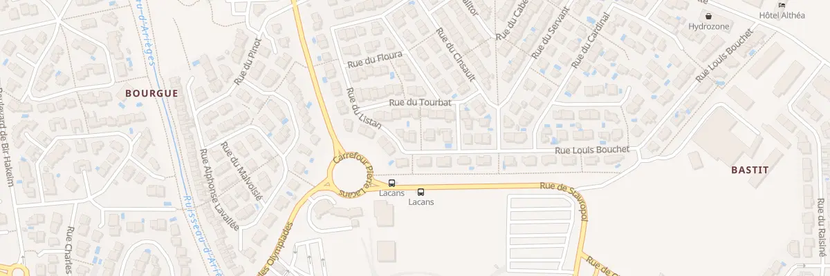 Plan du 21T Rue du Listan à Béziers