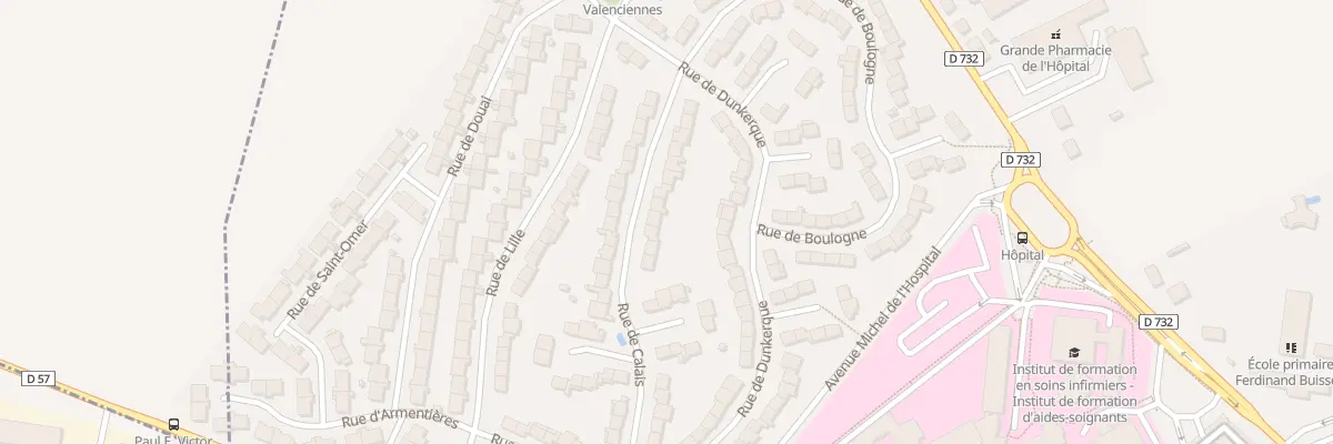 Plan du 17 Rue de Calais à Saint-Quentin