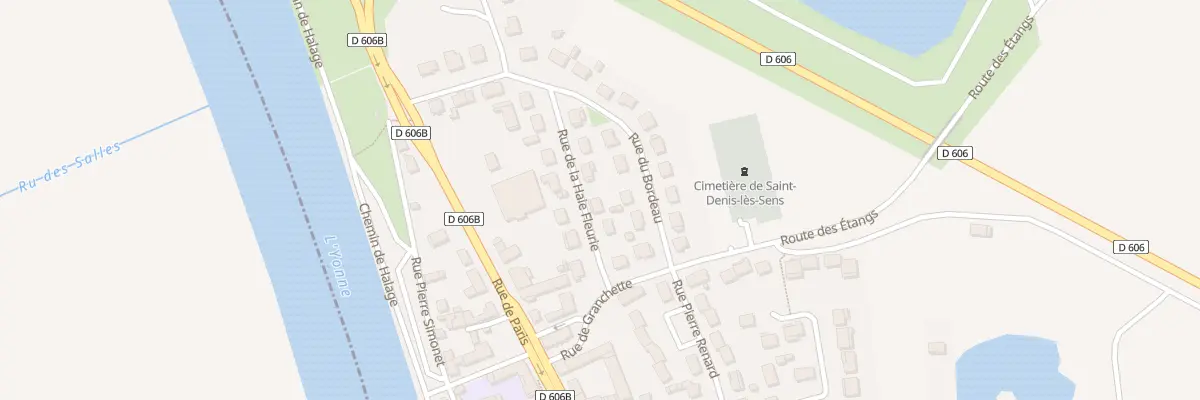 Plan du 6 Rue de la Haie Fleurie à Saint-Denis-lès-Sens