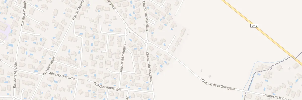 Plan du 6823 Che de Mazeilles à Sauvian