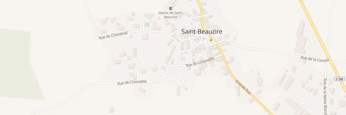 Plan du 12 Rue de Cronveille à Saint-Beauzire