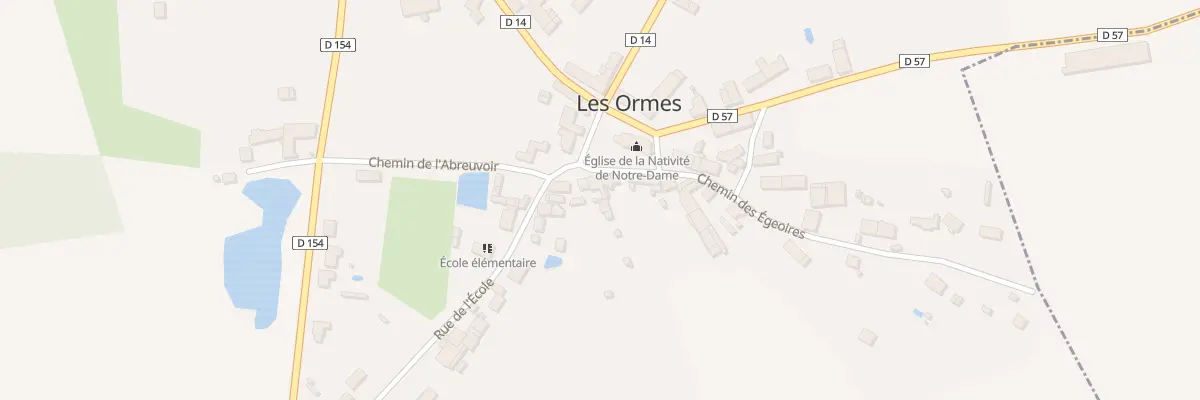 Plan du 9001 Pl de la Liberation aux Ormes