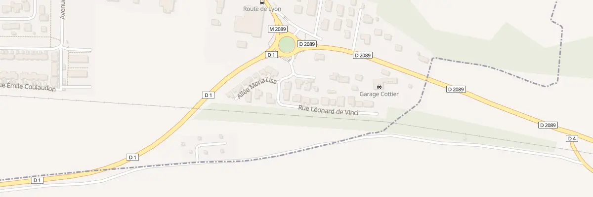 Plan du 9 Rue Léonard de Vinci à Pont-du-Château