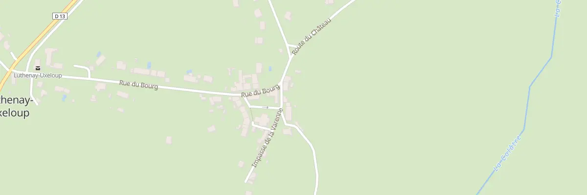 Plan du 17 Le Bourg à Luthenay-Uxeloup
