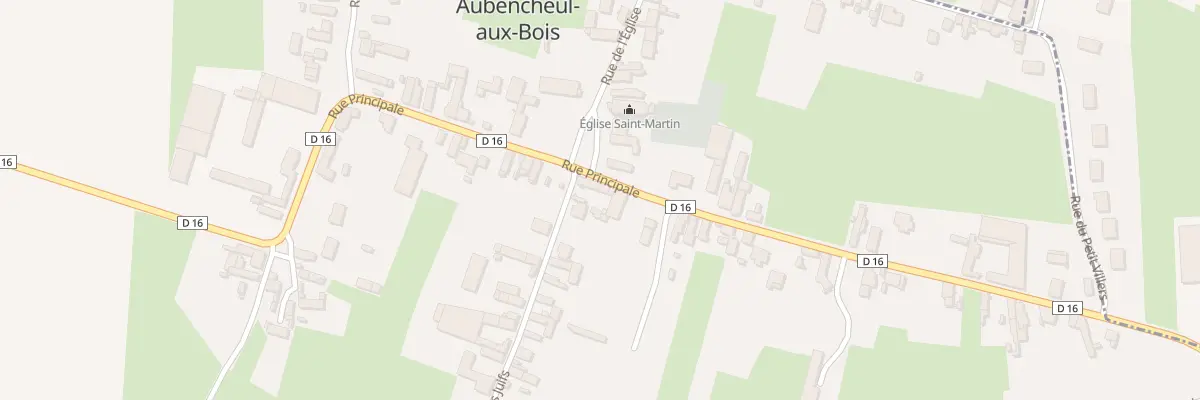 Plan du 1 Rue des Juifs à Aubencheul-aux-Bois
