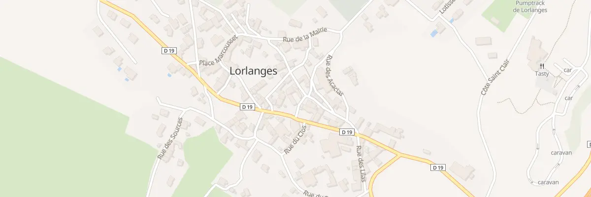 Plan du 2 Pl de l’Ecole à Lorlanges