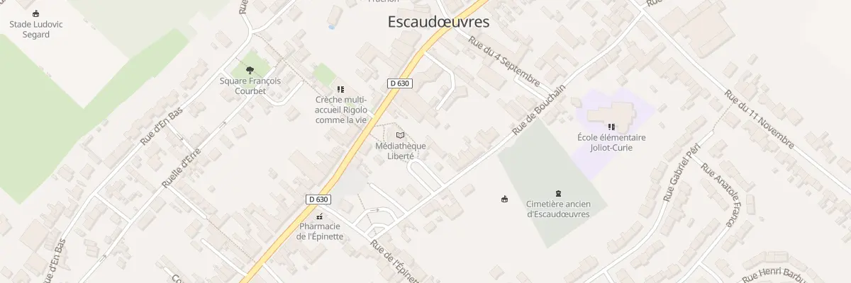 Plan du 286 Rue Jean Jaurès à Escaudœuvres