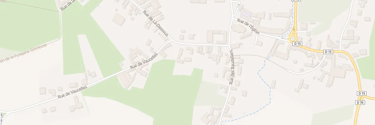 Plan du 11 Rue de Vaucelles à Lesdain
