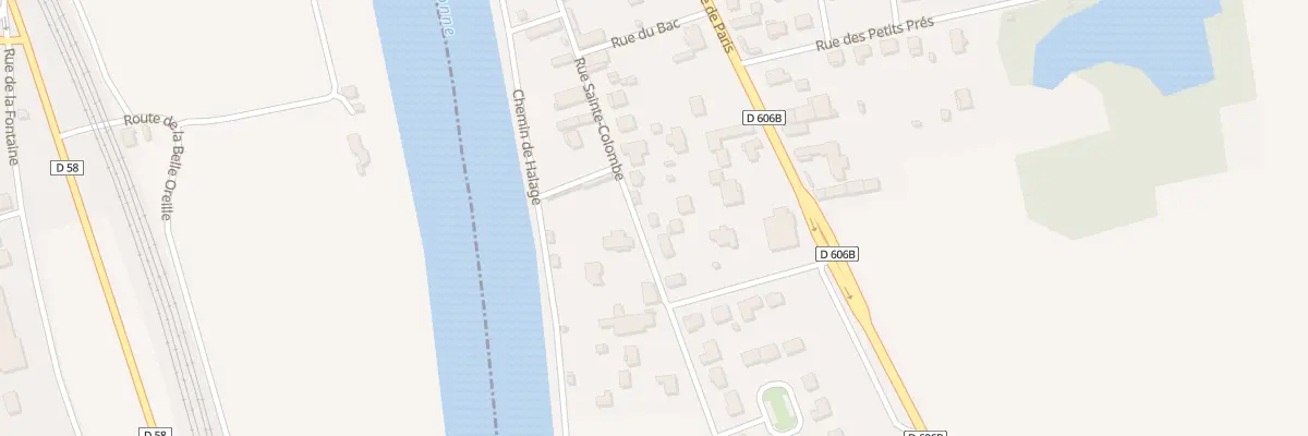 Plan du 17 Rue de Sainte-Colombe à Saint-Denis-lès-Sens